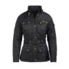 Womens Diamond Quilted Wind Resistant Long Sleeve Slim Fit Quilted Jacket