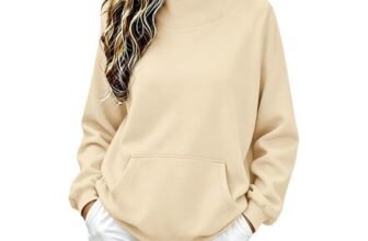 Womens Mock-Neck Sweatshirts Jumpers Hoodies Coats Jackets