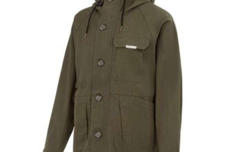 Womens Soul Cotton Hooded Button Long Sleeve Parka