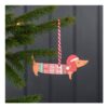 Wooden Hanging Christmas Decoration – Sausage Dog / Scottie Dog / Pug /Cats