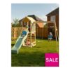 Wooden Lookout Tower with Double Swing