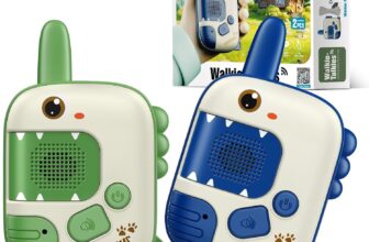 Wootoyz Walkie Talkie Kids, Toys for 3 4 5 6 Year Old Boys Gifts for Boy Age 4-6 Kids Walkie Talkie Garden Toy Dinosaur Toys for Boy Age 3-8 Outdoor Toy Kid Camping Accessories Walky Talky