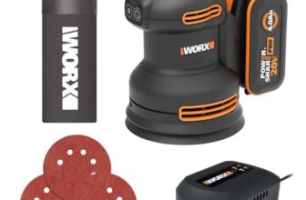 Worx Cordless Rotary Orbital, 4.0Ah battery and charger