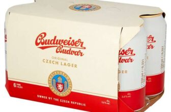 X2 Budweiser Budvar Czech Lager 6x330ml ABV 5% (12 Total)