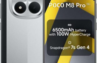 XIAOMI POCO M8 Pro Smartphone 5G 8256GB Silver 6500mAh(typ) Battery 6.83 CrystalRes 1.5K AMOLED Display, Snapdragon 7s Gen 4