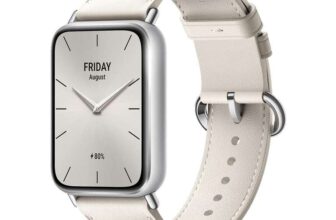 XIAOMI Smart Band 9 Pro, 1.74 narrow-edge quadrilateral display, 21 Days Battery Life, 5ATM, GPS and Compass, Moonlight Silver