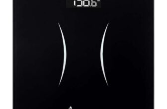 XShield High Precision Body Weight Scale with 180kg/400lb Capacity Backlit LCD Display – with Prime