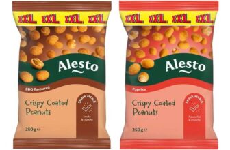 XXL Crispy Coated Peanuts – 250g – BBQ / Paprika Flavour – LIDL Plus Price