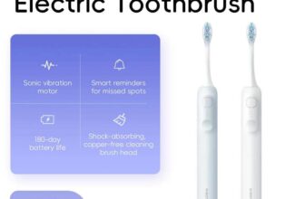 Xiaomi Oscillation Electric Toothbrush Pro – Colour Display/Ultrasonic Motor/180day White or Blue w/code Xiaomi Tech World StoreUK Stock