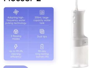 Xiaomi Portable Electric Water Flosser 2 EU, 200ml Type-C Xiaomi Tech World Store UK Stock
