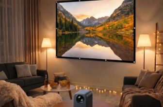 Xiaomi Smart Projector L1 100 Inch Screen Bundle 1080P HD, Supports 4K, 200 ISO Lumen, Auto Focus & Keystone, Google TV System