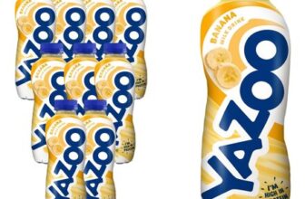 YAZOO Banana Milkshake, High in Protein & Calcium, 400ml, 10-Pack