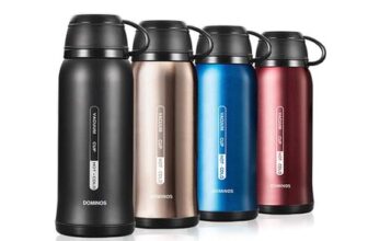 YJ&H Double Walled Vacuum Insulated Bottle with Cup