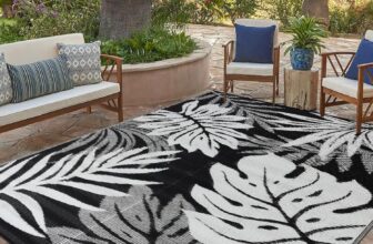 YONILE Waterproof Outdoor Rug 120x180cm, Reversible Outdoor Plastic Straw Rug for Patios Clearance, Outdoor Area Rug Carpet RV Mat for Camping Backyard Deck Porch