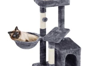 Yaheetech Cat Tree 87cm Small Cat Tower Indoor Kittens Climbing Tower