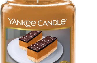 Yankee Candle Scented Candle Salted Caramel Large Jar Long Burning Candles: up to 150 Hours Perfect Gifts for Women