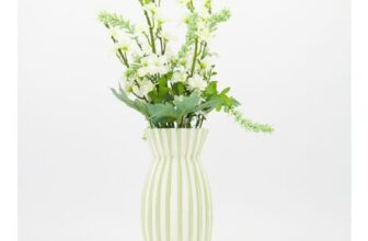 Yellow Artificial Flowers & Ceramic Vase 52x30cm