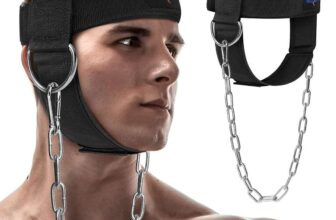 Yes4All Adjustable Neck Harness for Weight Training/Neck Exerciser with Wide Padded Strap Support Neck Strengthener & Resistance Training,