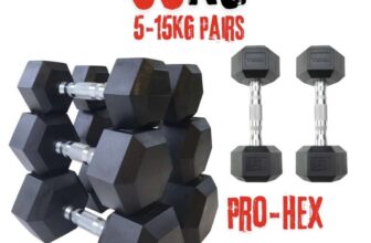 York Barbell PRO Hex Dumbbells Bundle 60Kg Set