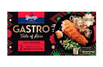 Youngs Gastro Limited Edition Thai Inspired 2 Sweet Chilli Breaded Fish Fillets