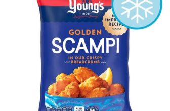 Youngs Golden Scampi 220G (Clubcard Price)