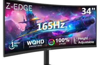 Z-Edge 34 Inch Ultrawide Curved Gaming Monitor