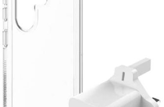 ZAGG Crystal Palace Snap Samsung S25 Ultra Clear Case & Mophie 30W USB Type-C Wall Charger Bundle – Free C&C