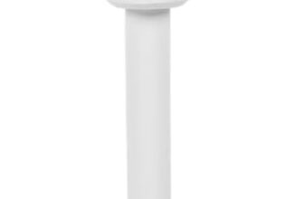 ZJchao Oscillating Standing Fan with Remote Control, Height Floor & Desk Fan, 4 Wind Speeds, 8H Timer, Quiet Circulating Fan for Bedroom and Home (Silver)