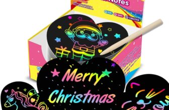 ZMLM Scratch Art for kids – 165 Magic Rainbow Scratch Paper Notes, Love Heart Scratch Cards Sheets, Black Crafts Arts, Classroom Prizes, Birthday Gifts for Girls Boys (Pink)