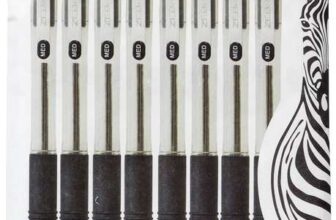 Zebra Pen Z Grip Retractable Black Ink Ballpoint Pens with Pocket Clip 8 Pack