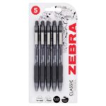 Zebra Z-Grip Smooth Ballpoint Pen 5 Pack Black – Clubcard Price