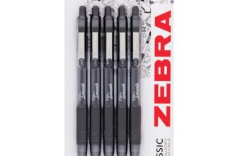 Zebra Z-Grip Smooth Ballpoint Pen 5 Pack Black – Clubcard Price