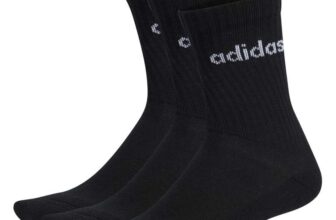 adidas Crew Cushioned Cotton Socks 3 Pairs – Size XXL
