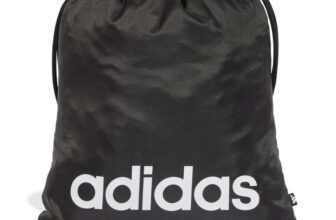 adidas Linear Gymsack Shoe Bag, Black/White