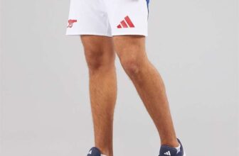 adidas Mens AFC Arsenal FC 24/25 Authentic Home Shorts White/Victory Blue – Size XS-2XL