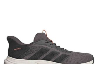 adidas Mens Cloudfoam Cuxxion Rapidfit Runners – Charcoal/Carbon