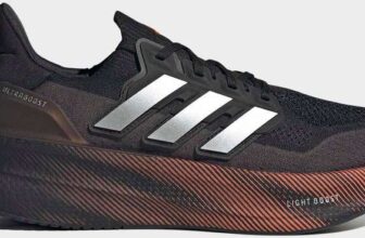 adidas Mens Running Ultraboost 5 Trainers – Black – Black – Size 6-10 – Free C&C