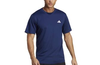adidas Mens Train Essentials Training Tee, Dark Blue ( S and XL)