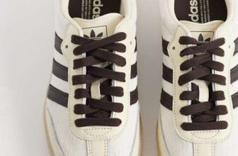 adidas Originals Samba OG Pony Hair Trainers (Cream/Brown) UK 3.58.5