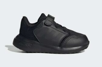 adidas Tensaur Run 3.0 Shoes Kids – Size 3-9 – Black – Free Delivery for Members / Free C&C