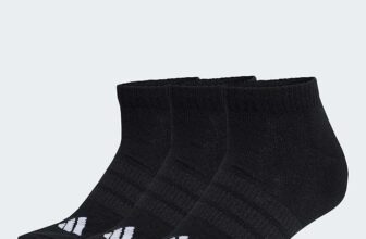 adidas Unisex Cushioned Essentials Low Cut Socks 3 Pair Pack Socks – 5-6 years