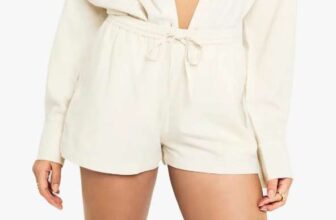 boohoo Premium Linen Shorts w/code