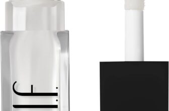 e.l.f. Glow Reviver Lip Oil, Nourishing Tinted Lip Oil For A High-Shine Finish, Infused With Jojoba Oil, Vegan & Cruelty-Free, Crystal Clear