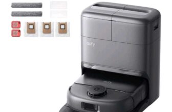 eufy T211AV11 X12 Pro Robot Vacuum & Mop with Accessory Kit Bundle in Black