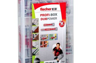fischer PROFIbox DUOPOWER Short and Long Set with Screws, (150pc)