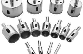 flintronic Diamond Drill Bit Set, 15PCS(8mm-50mm) Carbon Steel Hole Saw Cutter Tools Set for Glass/Tile/Ceramic Cutting Sold by XJYEU / FBA