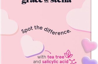 grace & stella Award Winning Pimple Patches Cute (Heart, 72 Count) – Dermatologist Tested Spot Treatment with Salicylic Acid to Help Soothe & Conceal Blemish – Acne Patches for Spot Treatment – Vegan