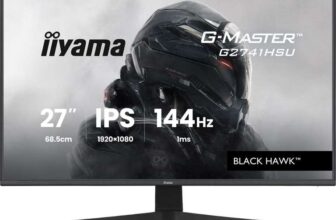 iiyama G-Master G2741HSU-B1 27 inch144Hz HD Gaming Display, 1ms (MPRT) IPS LCD with Adaptive Sync, 1920 x 1080, HDMI/DP