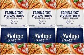 il Molino Chiavazza – Authentic Italian Soft Wheat Type 00 Pizza Flour 1kg – Pack of 6. Sold & dispatched by Alpine Heights