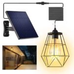 intelamp YL008-5A Rechargeable Solar Pendant Lamp ( Weatherproof / 4000mAh battery / Shed ) w/codeINTELAMP Flagship Store